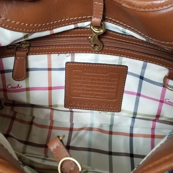 Vintage Coach Leather and Denim Collection Bag - Picture 7 of 14